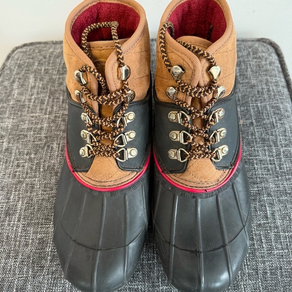 Tommy Hilfiger Rinah Rain Boots, Size 8, Offers Welcome - Picture 1 of 10